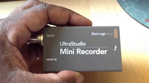 Black magic mini recorder
